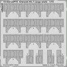 Eduard Chinook HC.1 cargo seats AIRFIX fotómaratás