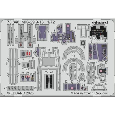 Eduard MiG-29 9-13 (Great Wall Hobby)