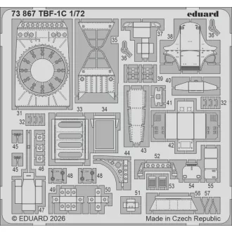 Eduard TBF-1C for Hobby Boss fotómaratás