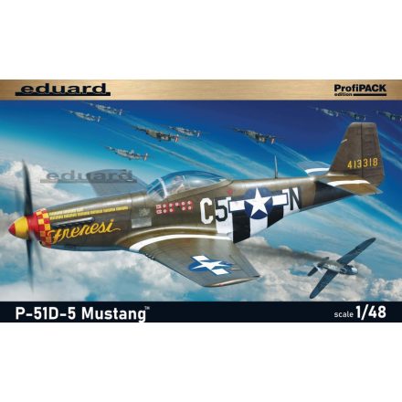 Eduard P-51D-5 Mustang makett