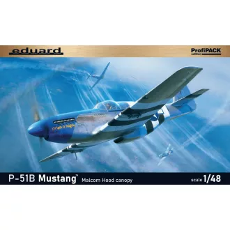   Eduard - P-51B Mustang Malcolm Hood canopy ProfiPACK repülő makett