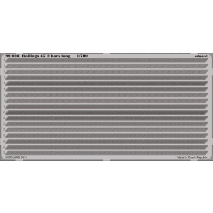 Eduard Railings 45' 2 bars long