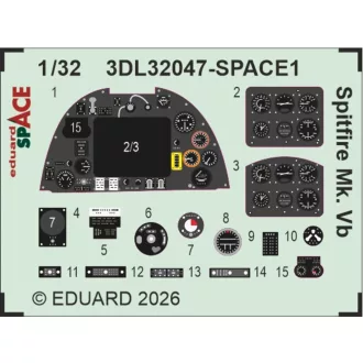 Eduard Spitfire Mk.Vb for Kotare fotómaratás készlet