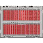 Eduard Big Ed Remove before flight tags RED