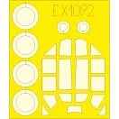 Eduard Bf 109E-3 HOBBY BOSS fotómaratás készlet