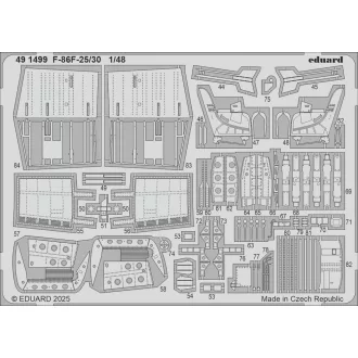 Eduard F-86F-25/30 AIRFIX fotómaratás készlet