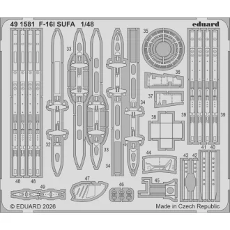   Eduard F-16I SUFA for Great Wall Hobby fotómaratás készlet