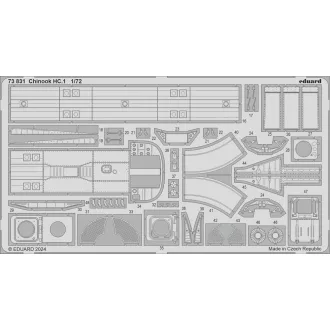Eduard Chinook HC.1 AIRFIX fotómaratás készlet