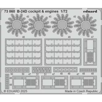 Eduard B-24D part I for Airfix fotómaratás készlet