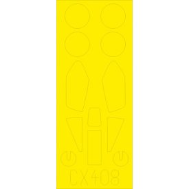 Eduard Lightning F.6 (Airfix) maszkoló