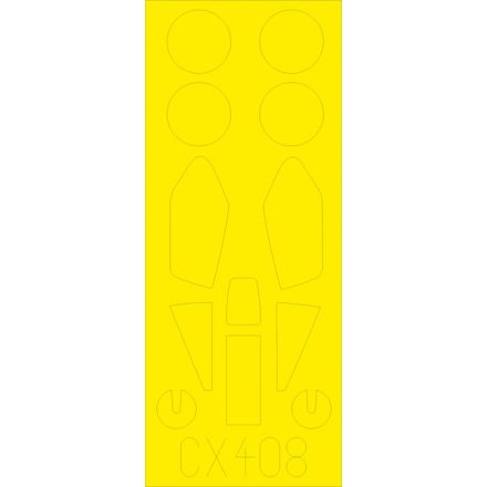 Eduard Lightning F.6 (Airfix) maszkoló