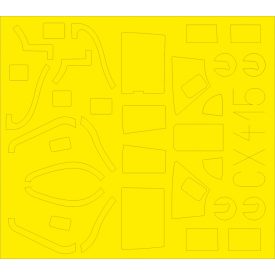 Eduard Beaufighter Mk. X (Airfix) maszkoló