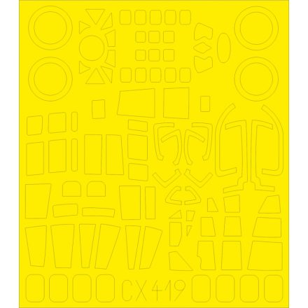 Eduard He 111 P-2 (Airfix) maszkoló