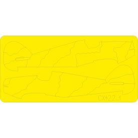 Eduard Hurricane camo scheme A 1/72 maszkoló