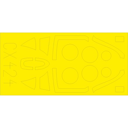 Eduard Swift FR.5 (Airfix) maszkoló