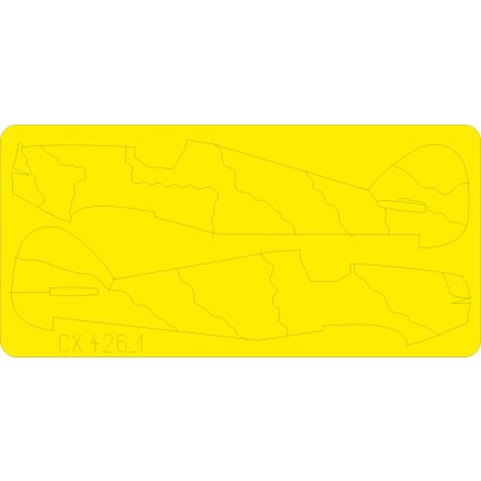 Eduard Hurricane camo scheme B maszkoló