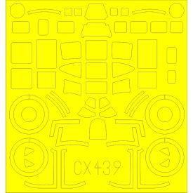 Eduard Shackleton AEW.2 (Revell) maszkoló