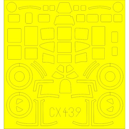 Eduard Shackleton AEW.2 (Revell) maszkoló