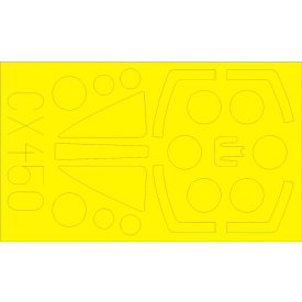 Eduard Mirage F.1 (Special Hobby) maszkoló