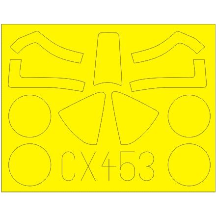 Eduard F4U-4 (Revell) maszkoló