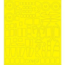 Eduard He 111H-6 (Airfix) maszkoló