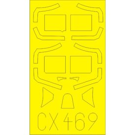 Eduard Spitfire Mk. XVI Highback (Eduard) maszkoló