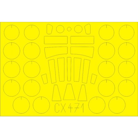 Eduard Victor B Mk.2 (BS) (Airfix) maszkoló