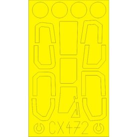 Eduard OH-1 Ninja (Aoshima) maszkoló