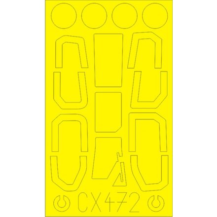 Eduard OH-1 Ninja (Aoshima) maszkoló