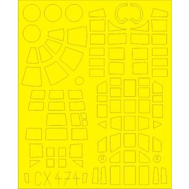 Eduard Fw 189A-1 (ICM) maszkoló