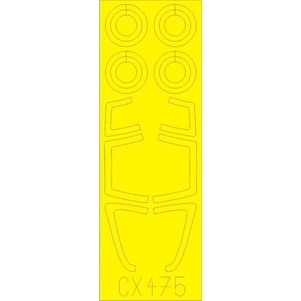 Eduard Su-33 Flanker D (Zvezda) maszkoló