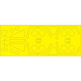 Eduard Mirage F.1B (Special Hobby) maszkoló