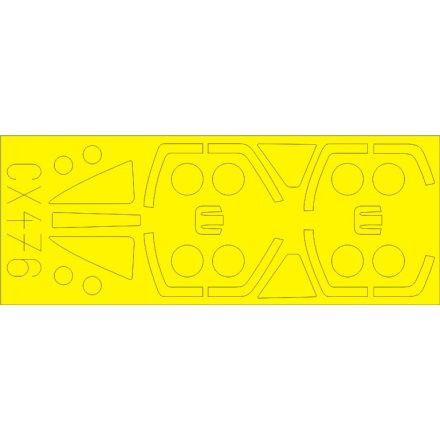 Eduard Mirage F.1B (Special Hobby) maszkoló