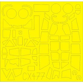 Eduard Do 17Z-2 (ICM) maszkoló