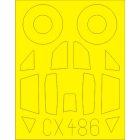 Eduard Me 262A-1a (Airfix) maszkoló