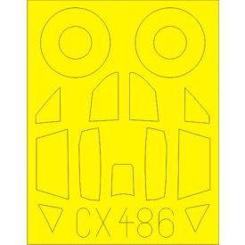 Eduard Me 262A-1a (Airfix) maszkoló