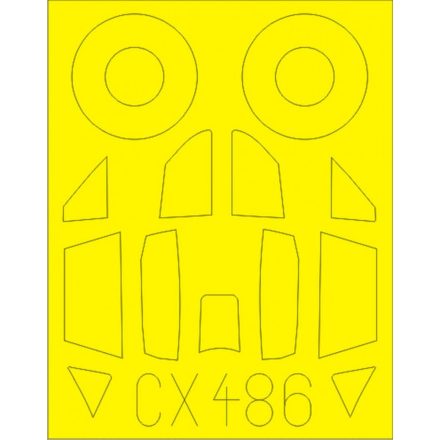 Eduard Me 262A-1a (Airfix) maszkoló