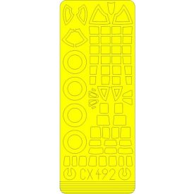 Eduard P1Y Frances/ Ginga (Hasegawa) maszkoló