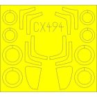 Eduard MiG-29SMT (Zvezda) maszkoló