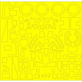 Eduard Fortress Mk. III (Airfix) maszkoló