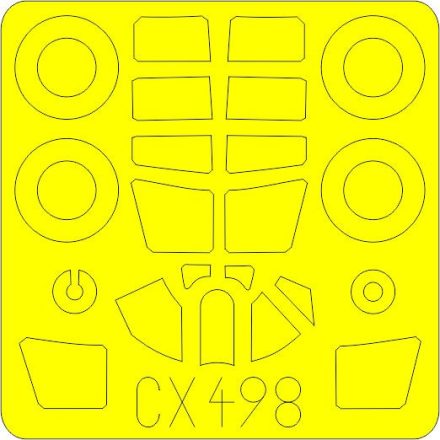 Eduard P-40N (Special Hobby) maszkoló