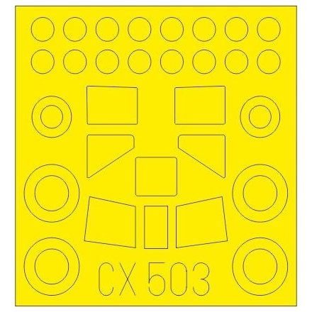 Eduard CASA C-212-100 (Special Hobby) maszkoló