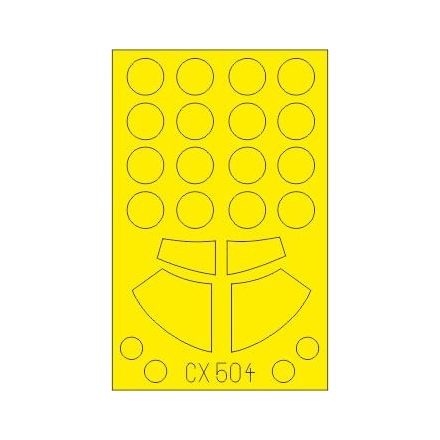 Eduard B-2A (Modelcollect) maszkoló