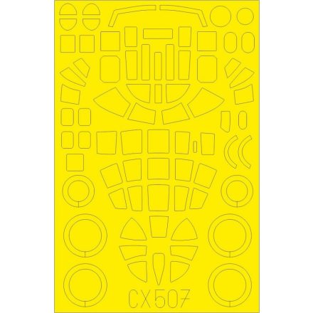 Eduard B-25C/ D (Airfix) maszkoló