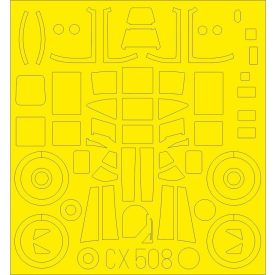 Eduard Shackleton AEW.2 (Airfix) maszkoló