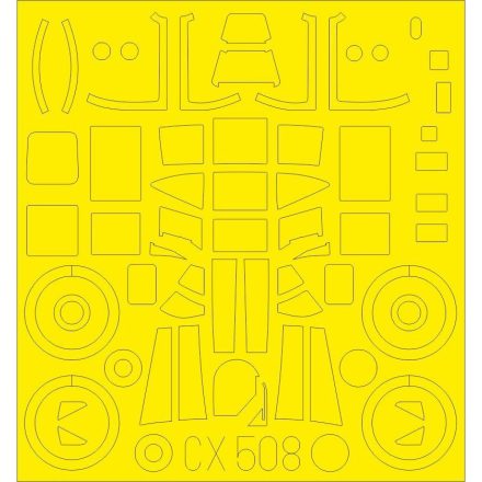 Eduard Shackleton AEW.2 (Airfix) maszkoló