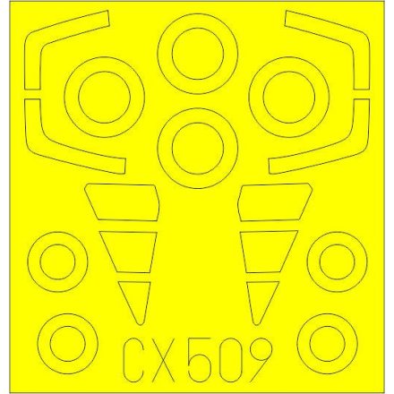 Eduard F-106A (Trumpeter) maszkoló