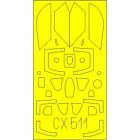 Eduard MiG-21MF (Eduard) maszkoló