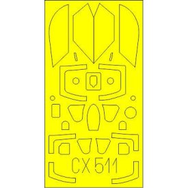 Eduard MiG-21MF (Eduard) maszkoló