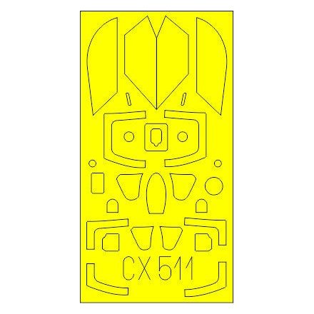 Eduard MiG-21MF (Eduard) maszkoló